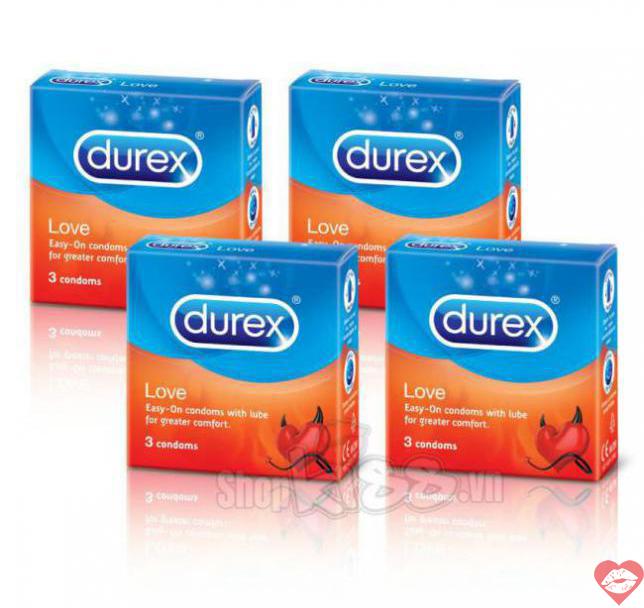  So sánh Bao cao su Durex Love kéo dài thời gian  – Hộp 3 cái  tốt nhất 