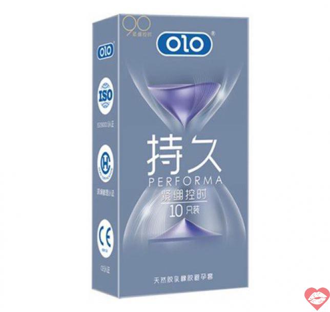  Đánh giá Bao cao su OLO 0.01 Đồng Hồ Xanh - Kéo dài thời gian hương vani - Hộp 10 cái  cao cấp 