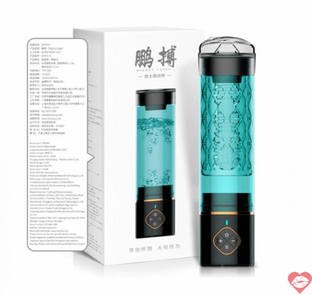 Thông tin Máy tập tăng kích thước dương vật tự động có massage bằng nước dùng sạc - Omysky Mighty Eagle loại tốt 