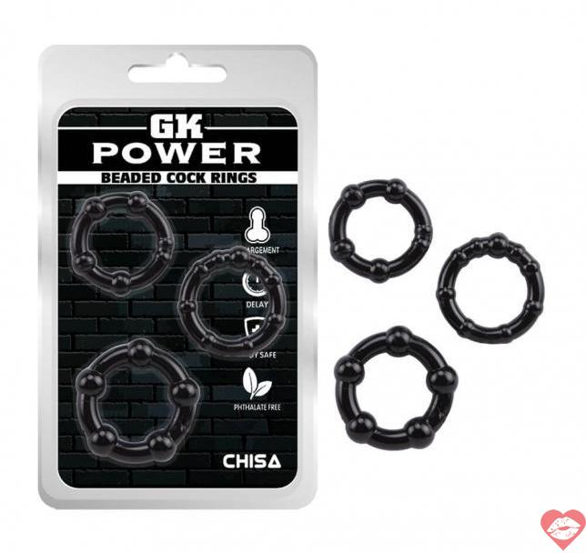 Nơi bán Vòng đeo kéo dài thời gian Chisa Beaded Cock Rings - Black mới nhất 