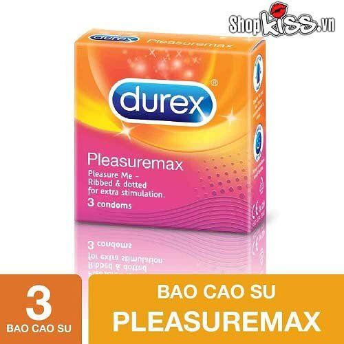Bao cao su gân gai Durex Pleasuremax chính hãng