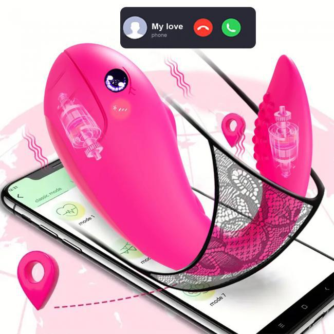 Trứng rung cá heo Love Spouse kết nối bluetooth điều khiển qua app TD042