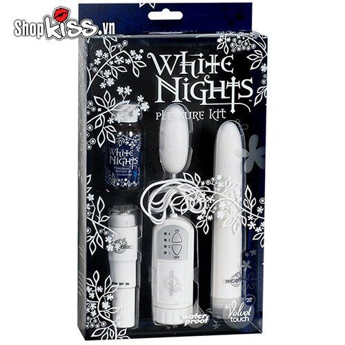 Bộ mát xa cao cấp Doc Johnson White Nights Pleasure Kit