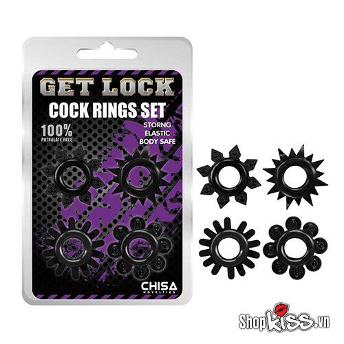 Bộ vòng gai silicon sao biển Get Lock độc đáo