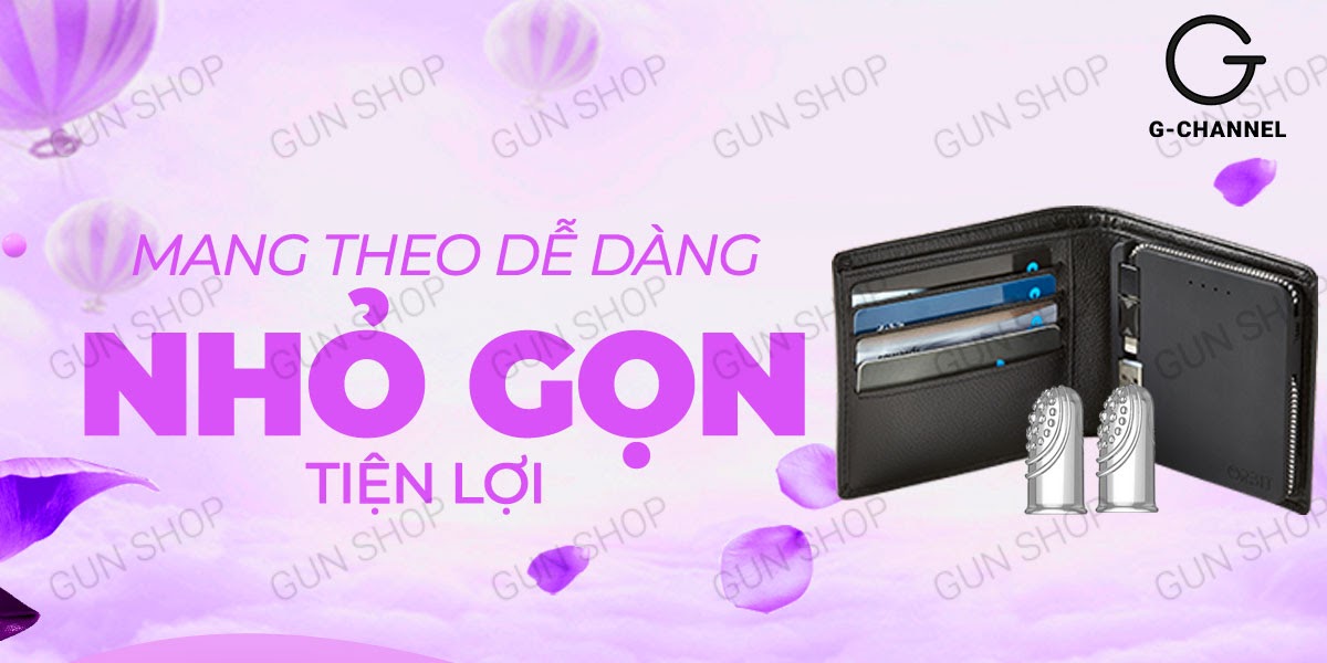 Bao cao su ngón tay Aichao gân gai nổi hộp 2 cái chuẩn chất lượng