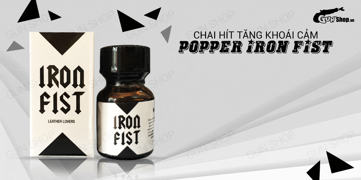 Popper Iron Fist 10ml Chính Hãng Mỹ Hít Tăng Khoái Cảm Mạnh