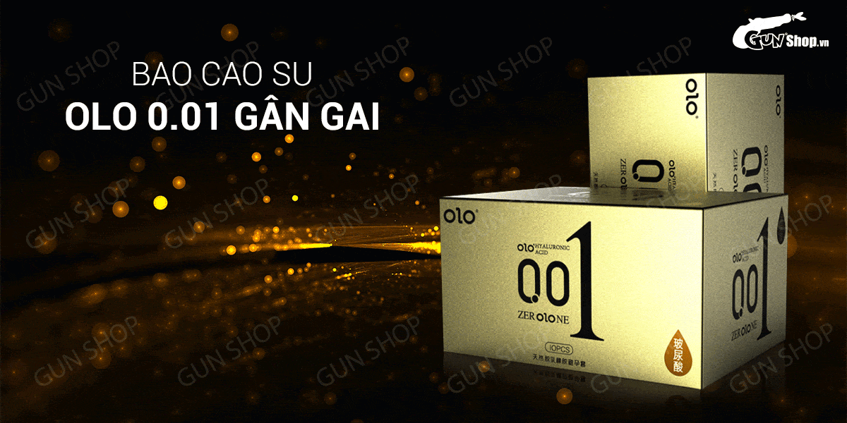 Bao cao su OLO siêu mỏng gân gai kéo dài thời gian hộp 10 cái mua ngay