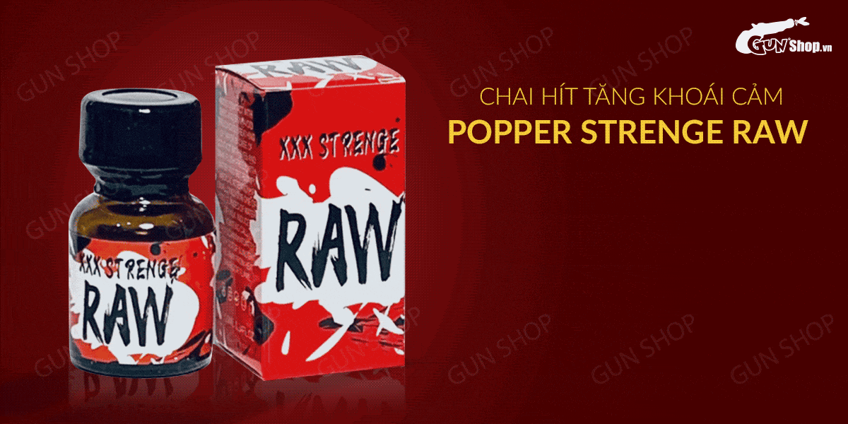 Popper Strenge Raw 10ml chính hãng Mỹ USA PWD kích thích mạnh Popper Strenge Raw 10ml chính hãng Mỹ USA PWD kích thích mạnh