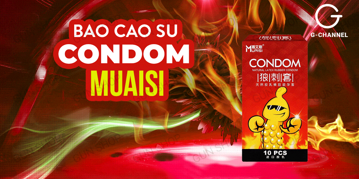 Đánh giá Bao cao su Muaisi Hot - Siêu điểm nổi nóng ấm - Hộp 10 cái giá rẻ Đánh giá Bao cao su Muaisi Hot - Siêu điểm nổi nóng ấm - Hộp 10 cái giá rẻ