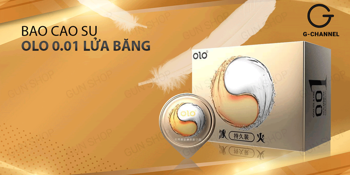 Bao cao su OLO 0.01 Lửa Băng siêu mỏng kéo dài đỉnh điểm 10 cái Bao cao su OLO 0.01 Lửa Băng siêu mỏng kéo dài đỉnh điểm 10 cái