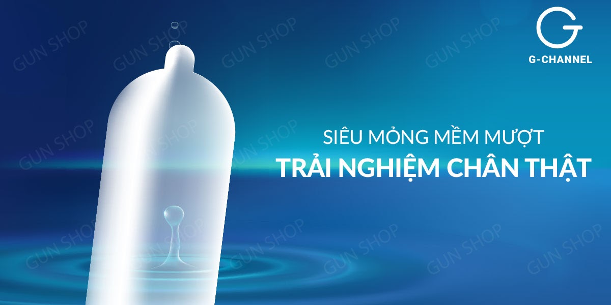 Bao cao su OLO 0.01 Zero Blue siêu mỏng nhiều gel kích thích
