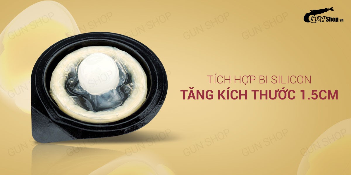 Bao cao su OLO 0.01 siêu mỏng có bi kích thích tăng 1.5cm Bao cao su OLO 0.01 siêu mỏng có bi kích thích tăng 1.5cm