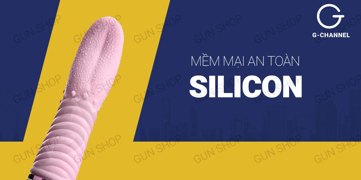 Lưỡi rung phát nhiệt 10 chế độ sạc điện mềm mại kích thích nữ