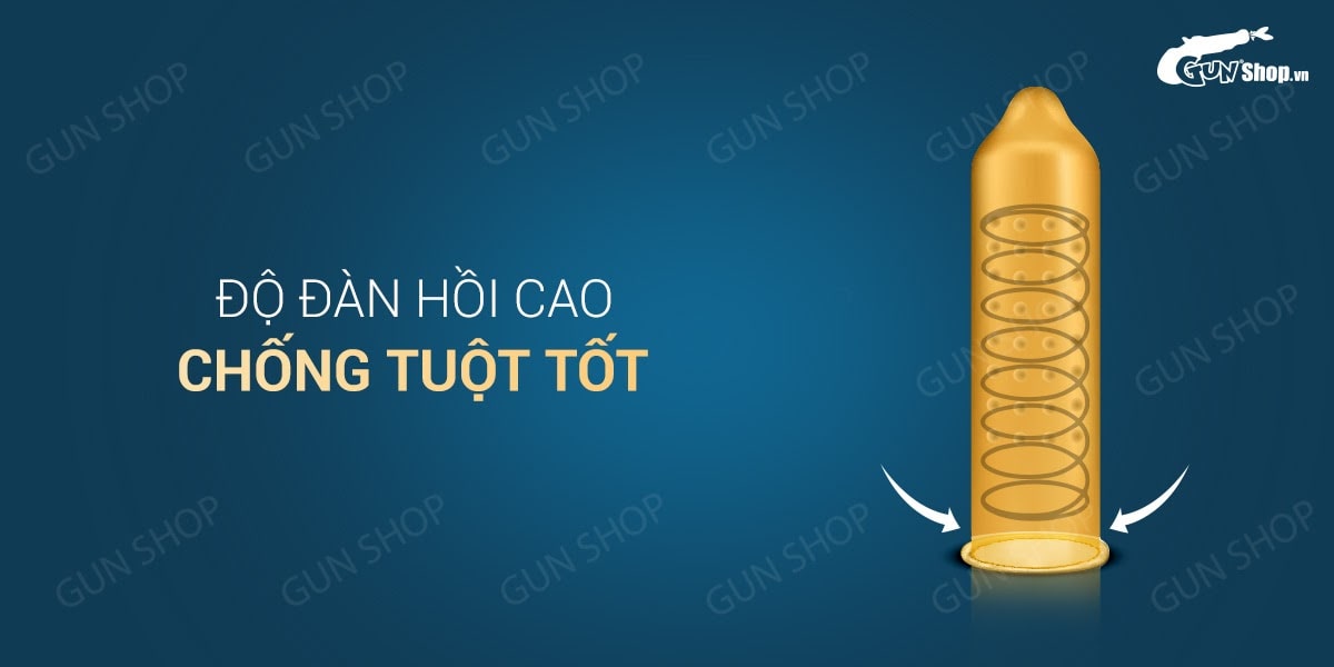 Bao cao su OLO 0.01 Đồng Hồ Vàng kéo dài đỉnh cao hộp 10