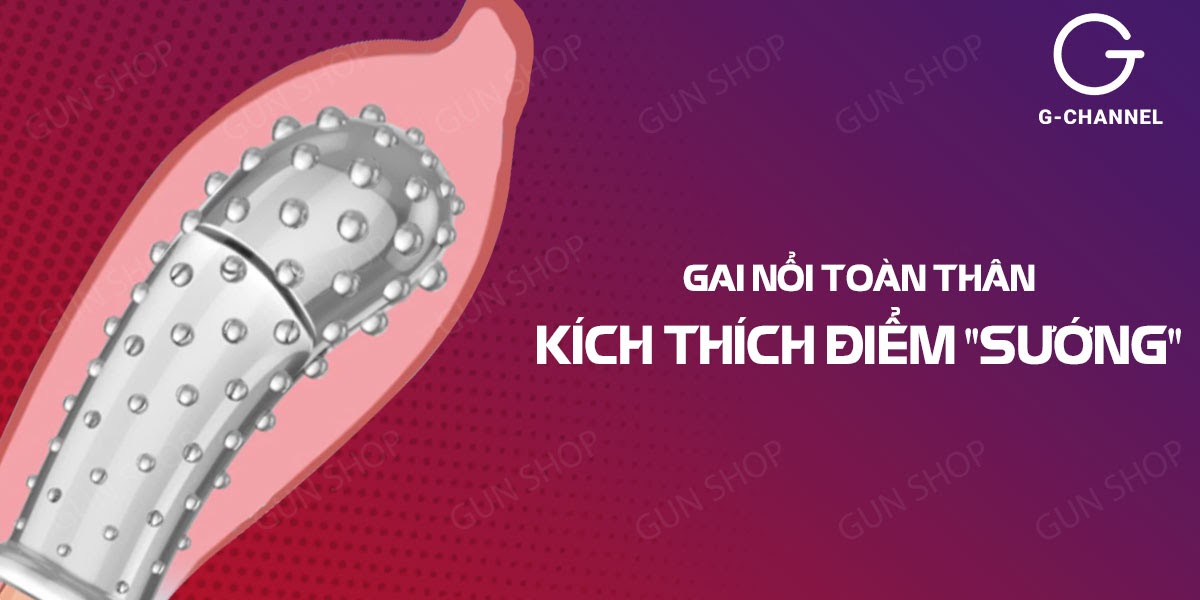 Bao cao su ngón tay G-spot gai nổi siêu kích thích Hộp 1 cái Bao cao su ngón tay G-spot gai nổi siêu kích thích Hộp 1 cái