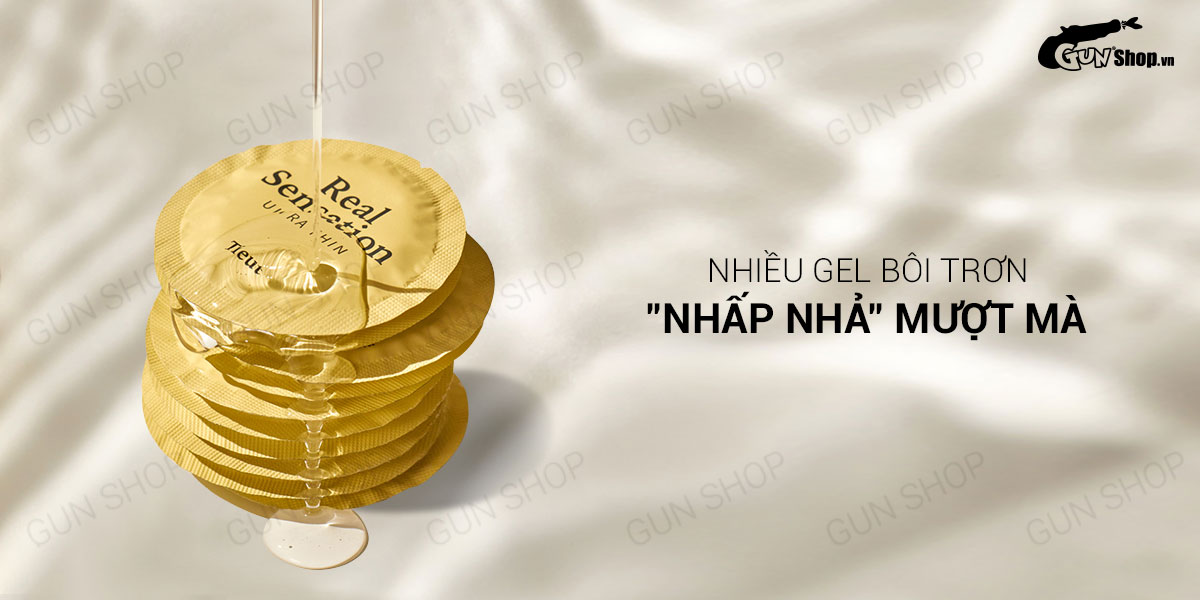 Real Sensation Ultra Thin siêu mỏng hộp 12 cái bảo vệ an toàn