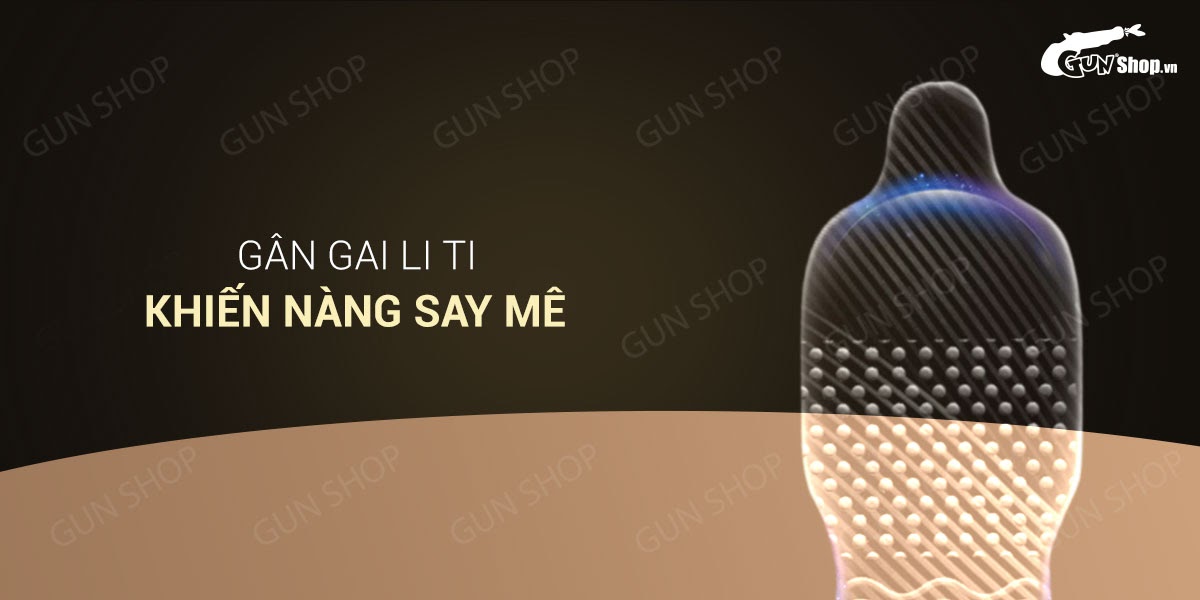 Bao cao su OLO 0.01 siêu mỏng gân gai tăng khoái cảm kéo dài