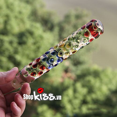 Dương vật thủy tinh pha lê 4 màu sang trọng quà tặng độc đáo