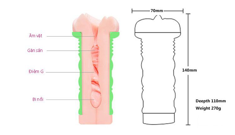 Âm đạo giả silicone 2 lớp Youcup First Night mềm mại tự nhiên giá tốt Âm đạo giả silicone 2 lớp Youcup First Night mềm mại tự nhiên giá tốt