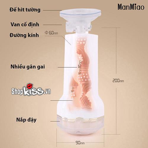 Âm đạo giả Manmiao X3 gắn tường cảm giác thật mua ngay