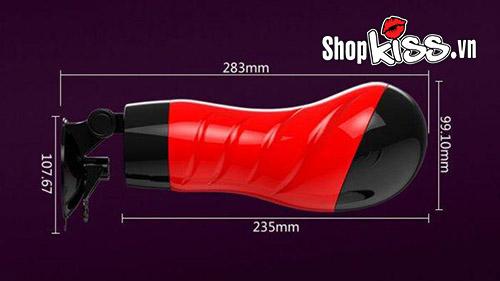Âm đạo giả Crazy Bull Red Delia 12 chế độ rung mạnh mẽ