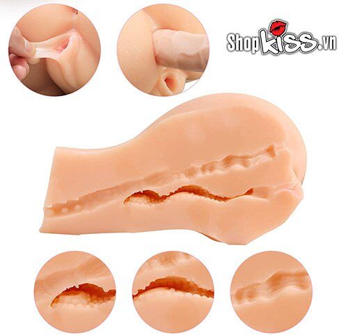Âm đạo giả silicon mini mông trần chân thật cho nam thủ dâm