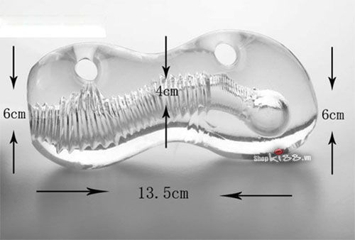 Âm Đạo Giả Thủy Tinh Mặt Trăng Tăng Khoái Cảm Độc Đáo