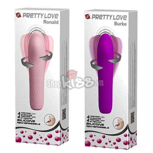 Lưỡi rung Prettylove Burke mạnh mẽ sướng tột đỉnh, kích thích cực
