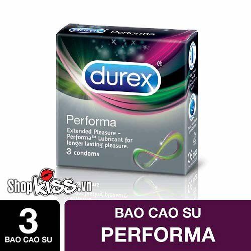 Bao cao su Durex Performa kéo dài quan hệ – Hộp 3 cái