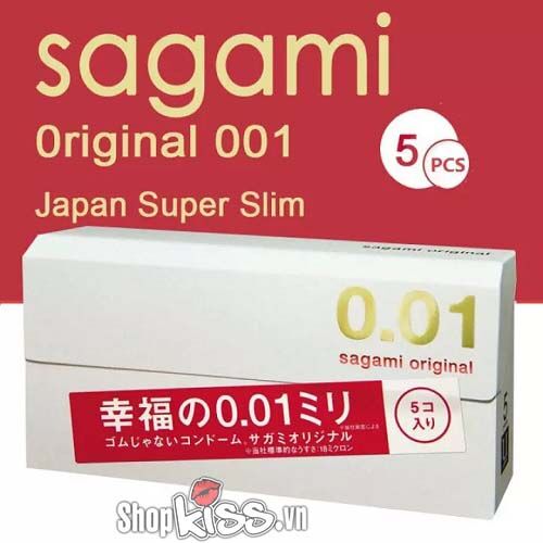 Bao cao su Sagami Original 0.01 siêu mỏng, an toàn, siêu mượt