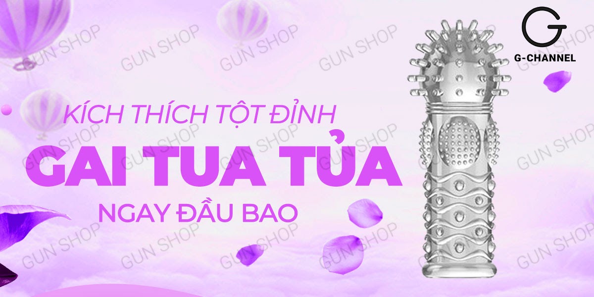 Bao Cao Su Ngón Tay Aichao A-Spot 5 Gai Nổi Lớn Kích Thích