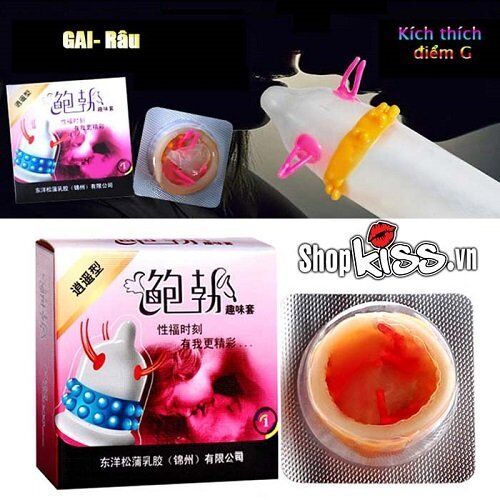 Siêu Gai Râu Bao Cao Su Kích Thích Cực Mạnh Được Yêu Thích