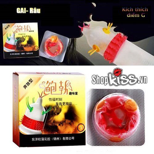 Siêu Gai Râu Bao Cao Su Kích Thích Cực Mạnh Được Yêu Thích