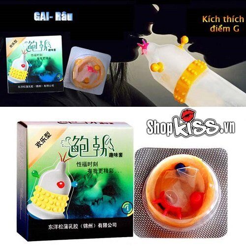 Siêu Gai Râu Bao Cao Su Kích Thích Cực Mạnh Được Yêu Thích