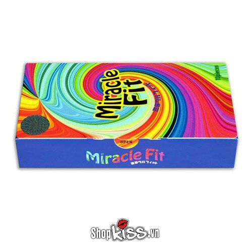 Bao cao su Sagami Miracle Fit size nhỏ Hộp 10 cái An toàn Êm ái