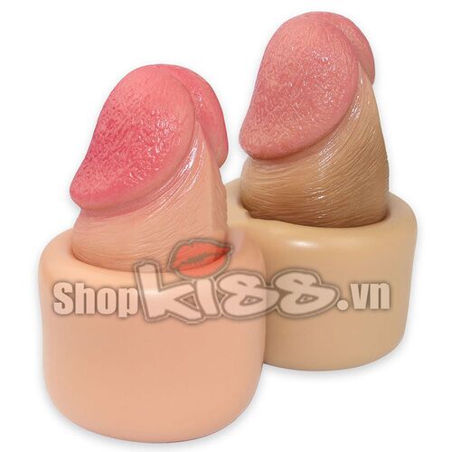 Bao đôn silicon mềm tự nhiên 3 phân tăng khoái cảm cao cấp