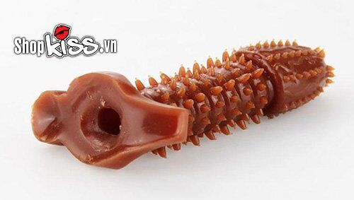 Bao đôn silicon siêu mềm gai nổi màu da nâu tăng khoái cảm