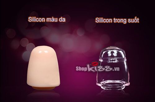 Bao silicon quy đầu dày to, siêu kích thích, tăng khoái cảm