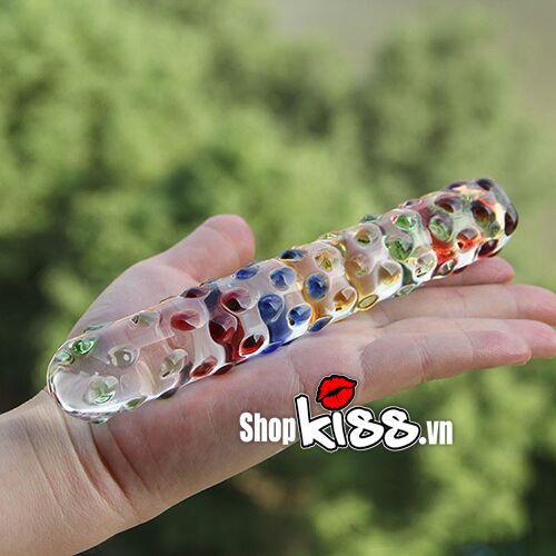 Dương vật thủy tinh pha lê 4 màu sang trọng quà tặng độc đáo