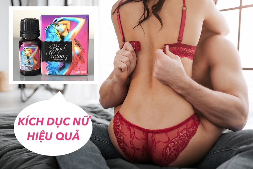 Thuốc kích dục nữ Black Widow German dạng nước mạnh giá tốt