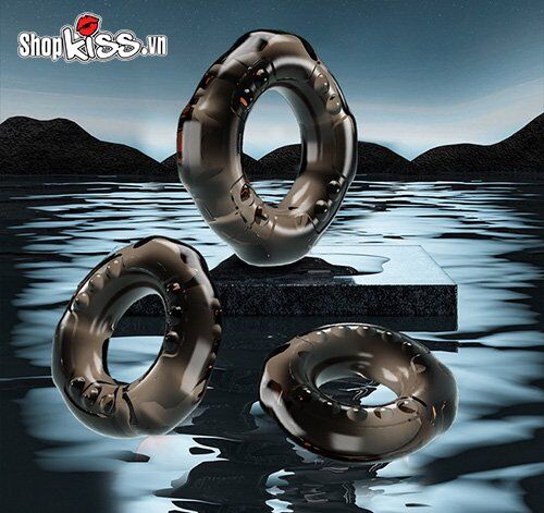 Bộ 3 vòng đeo Baile Cock Rings Yvonne tăng khoái cảm, bền bĩ