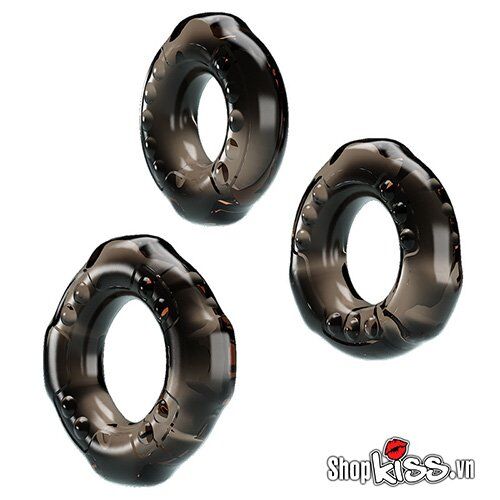 Bộ 3 vòng đeo Baile Cock Rings Yvonne tăng khoái cảm, bền bĩ