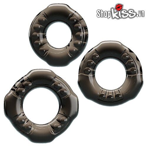 Bộ 3 vòng đeo Baile Cock Rings Yvonne tăng khoái cảm, bền bĩ