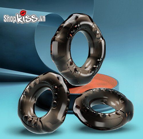 Bộ 3 vòng đeo Baile Cock Rings Yvonne tăng khoái cảm, bền bĩ