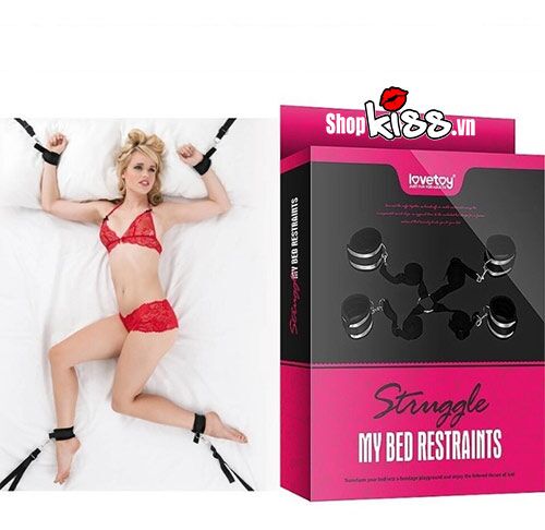 Bộ Còng Tay Chân Lovetoy Struggle Kích Thích Bạn Tình Mua Ngay