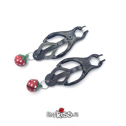  Đại lý Bộ kẹp núm vú có lục lạc hình trái dâu ngọt ngào giá rẻ