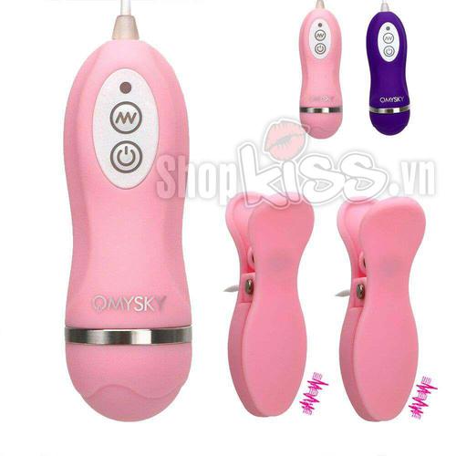Bộ kẹp vú rung Omysky siêu kích thích bạo dâm tột đỉnh