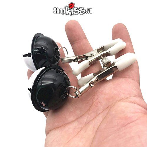 Bộ kẹp vú chuông lục lạc dễ thương quà tặng hấp dẫn