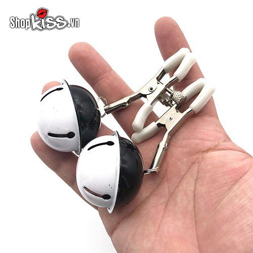 Bộ kẹp vú chuông lục lạc dễ thương quà tặng hấp dẫn