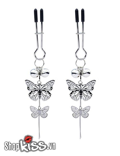 Bộ kẹp vú họa tiết bướm quyến rũ kích thích cảm giác mới